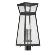 Savoy House 5-633-BK Three Light Outdoor Post Lantern, Matte Black (2)