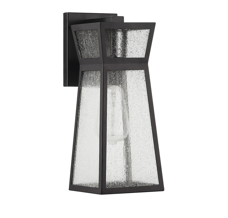 Savoy House 5-634-BK One Light Outdoor Wall Lantern, Matte Black (2)