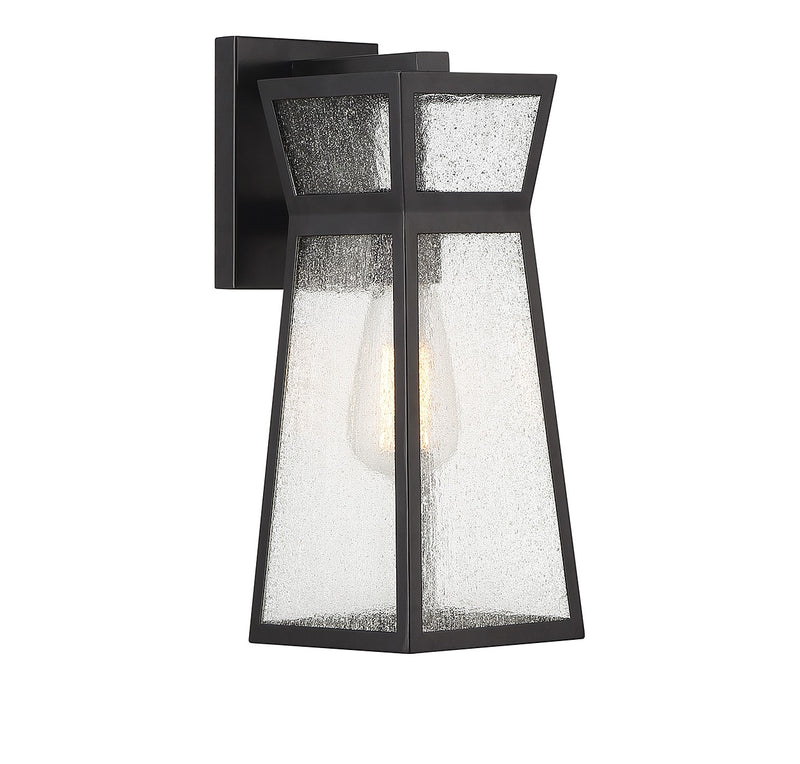 Savoy House 5-634-BK One Light Outdoor Wall Lantern, Matte Black (4)
