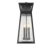 Savoy House 5-636-BK Three Light Outdoor Wall Lantern, Matte Black (3)