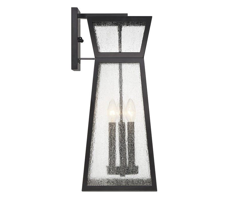 Savoy House 5-636-BK Three Light Outdoor Wall Lantern, Matte Black (5)