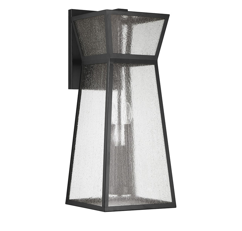 Savoy House 5-637-BK Four Light Outdoor Wall Lantern, Matte Black (2)