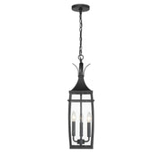 Savoy House 5-763-BK Three Light Outdoor Hanging Lantern, Matte Black (4)