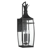 Savoy House 5-764-BK Four Light Outdoor Wall Lantern, Matte Black (2)