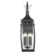 Savoy House 5-764-BK Four Light Outdoor Wall Lantern, Matte Black (3)