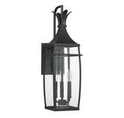 Savoy House 5-765-BK Three Light Outdoor Wall Lantern, Matte Black (2)
