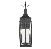 Savoy House 5-766-BK Two Light Outdoor Wall Lantern, Matte Black (3)