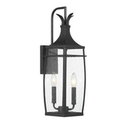 Savoy House 5-766-BK Two Light Outdoor Wall Lantern, Matte Black (4)