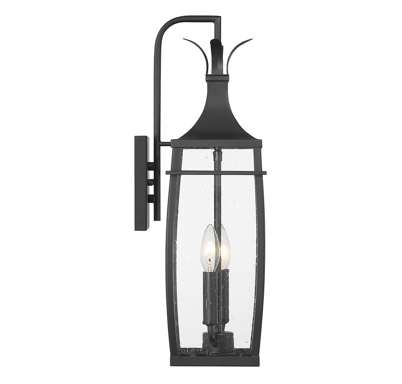 Savoy House 5-766-BK Two Light Outdoor Wall Lantern, Matte Black (5)