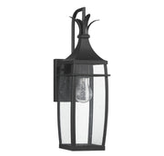 Savoy House 5-768-BK One Light Outdoor Wall Lantern, Matte Black (2)