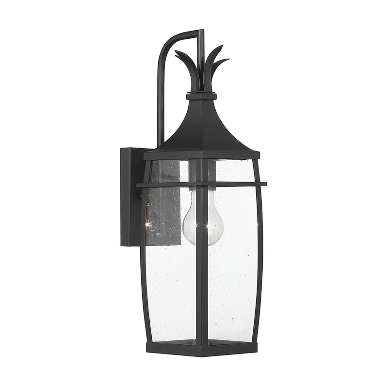 Savoy House 5-768-BK One Light Outdoor Wall Lantern, Matte Black (4)