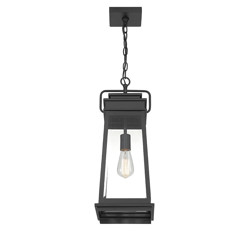 Savoy House 5-816-BK One Light Outdoor Hanging Lantern, Matte Black (5)