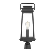 Savoy House 5-817-BK One Light Outdoor Post Lantern, Matte Black (4)