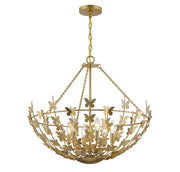 Savoy House 7-4199-6-171 Six Light Pendant, Burnished Brass (5)