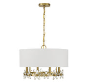 Savoy House 7-4366-4-322 Four Light Pendant, Warm Brass (2)