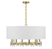 Savoy House 7-4368-6-322 Six Light Pendant, Warm Brass (2)