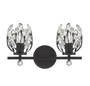 Savoy House 8-6601-2-BK Two Light Bathroom Vanity, Matte Black (2)