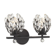 Savoy House 8-6601-2-BK Two Light Bathroom Vanity, Matte Black (3)