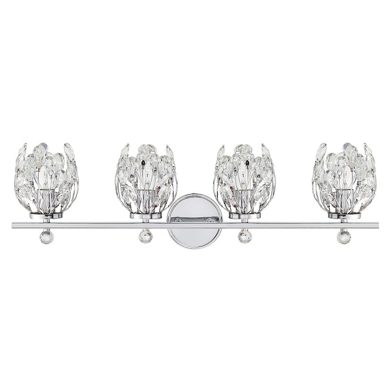 Savoy House 8-6601-4-11 Four Light Bathroom Vanity, Chrome (2)