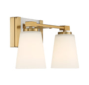 Savoy House 8-6901-2-322 Two Light Bathroom Vanity, Warm Brass (4)