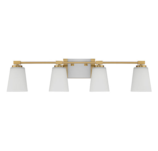 Savoy House 8-6901-4-322 Four Light Bathroom Vanity, Warm Brass (2)
