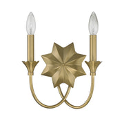 Savoy House 9-2204-2-322 Two Light Wall Sconce, Warm Brass (2)