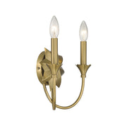 Savoy House 9-2204-2-322 Two Light Wall Sconce, Warm Brass (4)