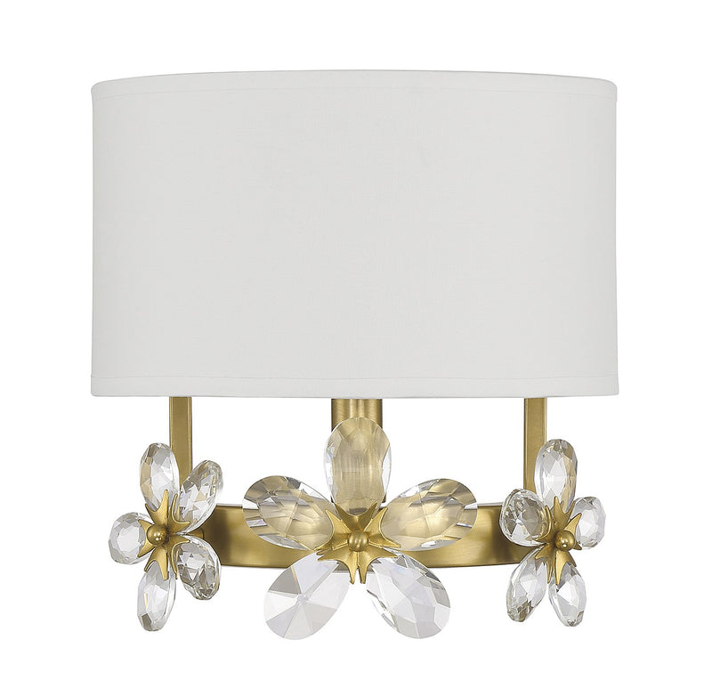 Savoy House 9-4364-1-322 One Light Wall Sconce, Warm Brass (2)