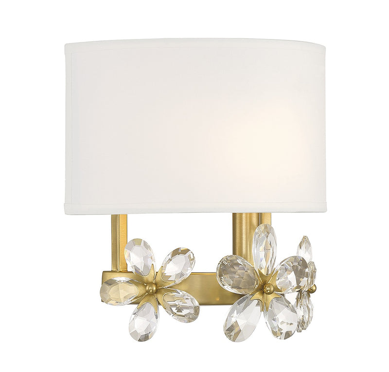 Savoy House 9-4364-1-322 One Light Wall Sconce, Warm Brass (3)
