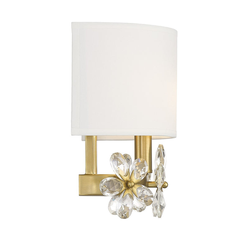 Savoy House 9-4364-1-322 One Light Wall Sconce, Warm Brass (5)