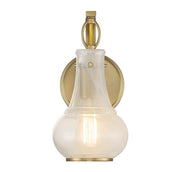 Savoy House 9-4417-1-322 One Light Wall Sconce, Warm Brass (2)