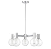 Savoy House 1-3073-5-11 Five Light Chandelier, Chrome (2)