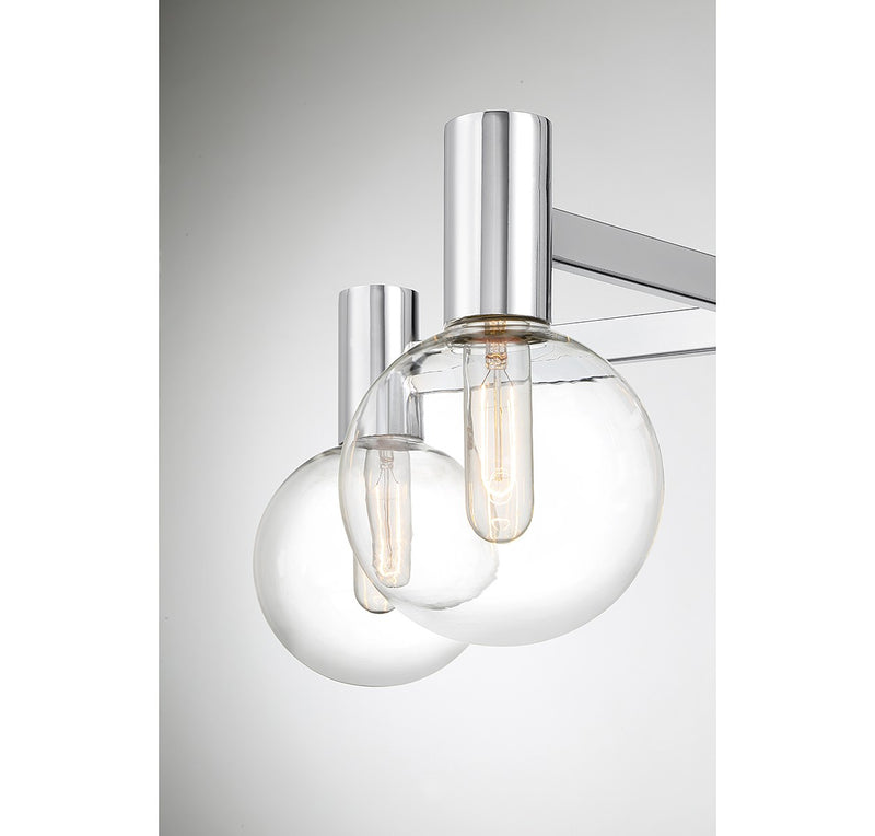 Savoy House 1-3073-5-11 Five Light Chandelier, Chrome (6)