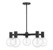 Savoy House 1-3073-5-89 Five Light Chandelier, Matte Black (2)