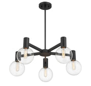 Savoy House 1-3073-5-89 Five Light Chandelier, Matte Black (4)