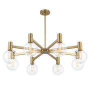 Savoy House 1-3074-8-322 Eight Light Chandelier, Warm Brass (4)