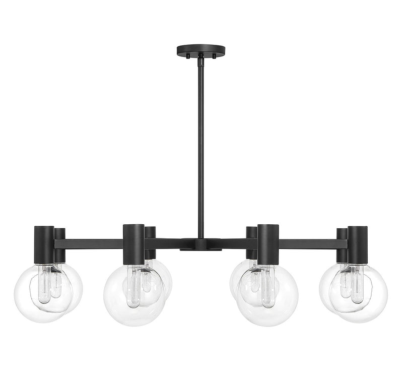 Savoy House 1-3074-8-89 Eight Light Chandelier, Matte Black (2)