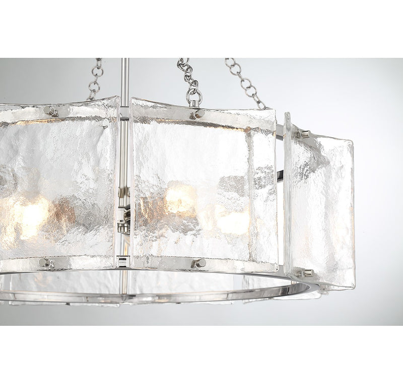 Savoy House 1-8200-5-109 Five Light Pendant, Polished Nickel (6)
