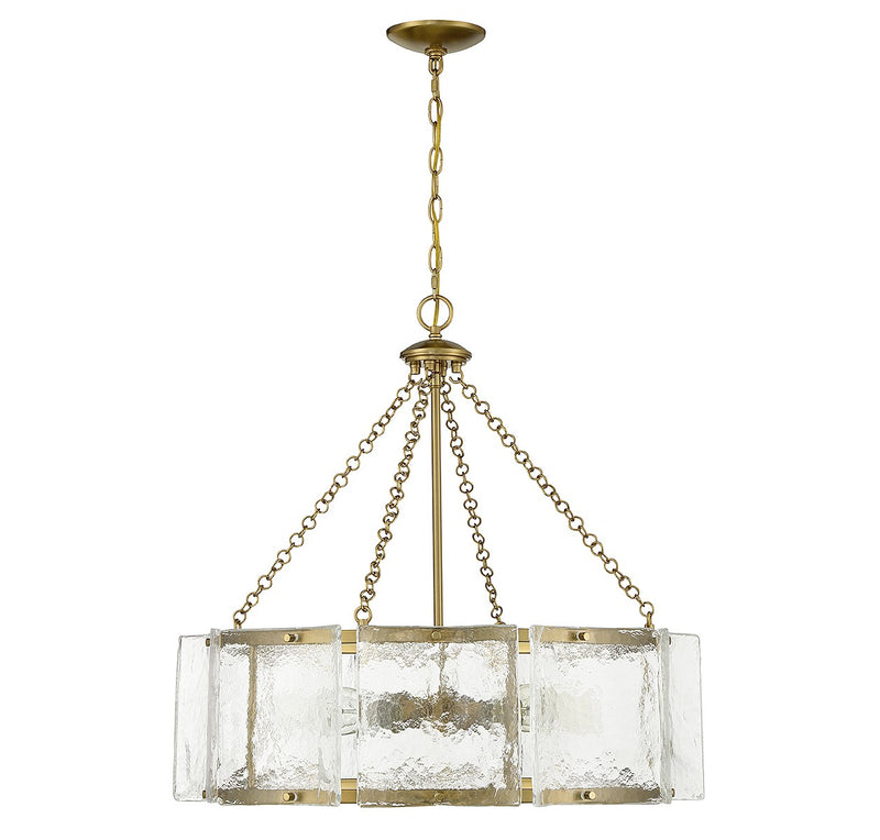 Savoy House 1-8200-5-322 Five Light Pendant, Warm Brass (2)