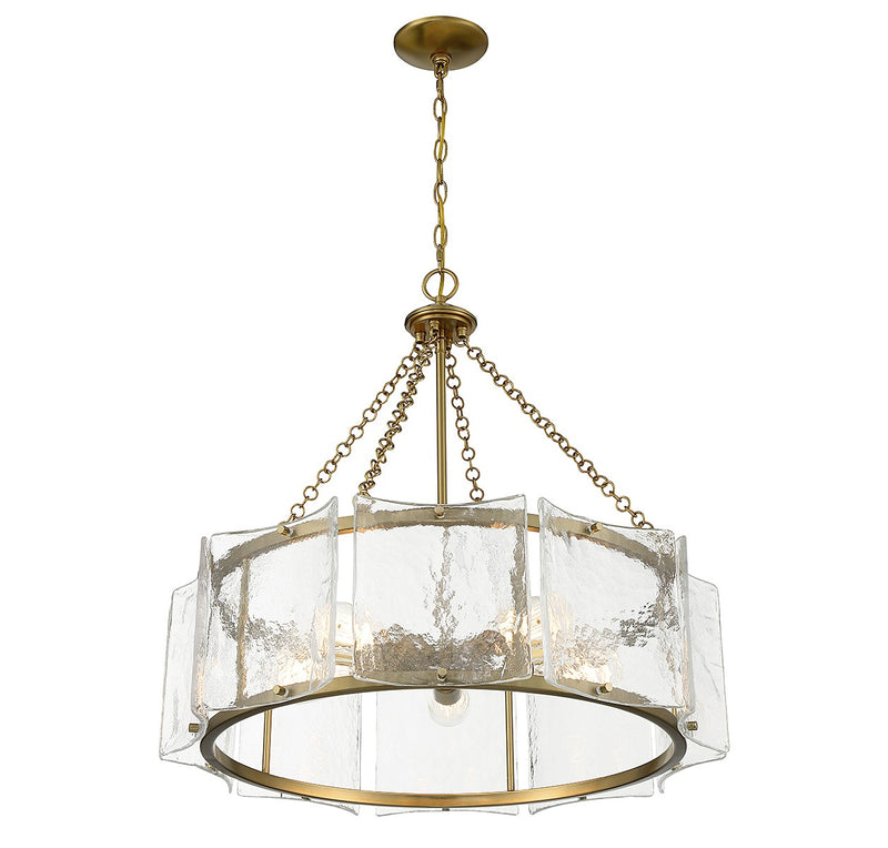 Savoy House 1-8200-5-322 Five Light Pendant, Warm Brass (4)