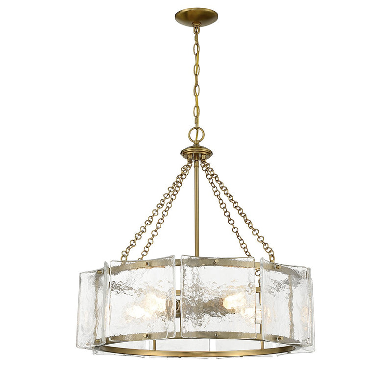 Savoy House 1-8200-5-322 Five Light Pendant, Warm Brass (5)
