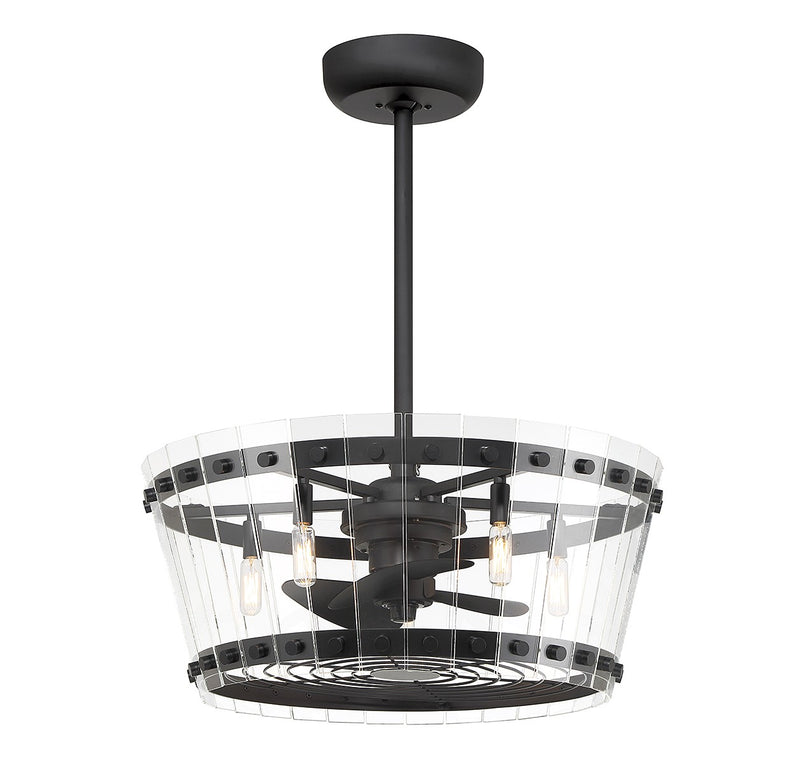 Savoy House 24-FD-8853-89 LED Fan D'Lier, Matte Black (3)