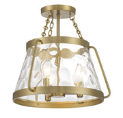 Savoy House 6-1802-3-322 Three Light Semi-Flush Mount, Warm Brass (5)