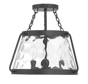 Savoy House 6-1802-3-89 Three Light Semi-Flush Mount, Matte Black (2)