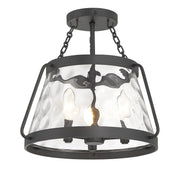 Savoy House 6-1802-3-89 Three Light Semi-Flush Mount, Matte Black (3)