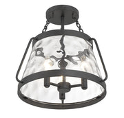 Savoy House 6-1802-3-89 Three Light Semi-Flush Mount, Matte Black (4)