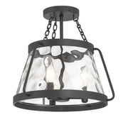 Savoy House 6-1802-3-89 Three Light Semi-Flush Mount, Matte Black (5)