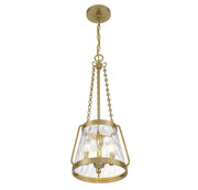 Savoy House 7-1803-3-322 Three Light Pendant, Warm Brass (4)