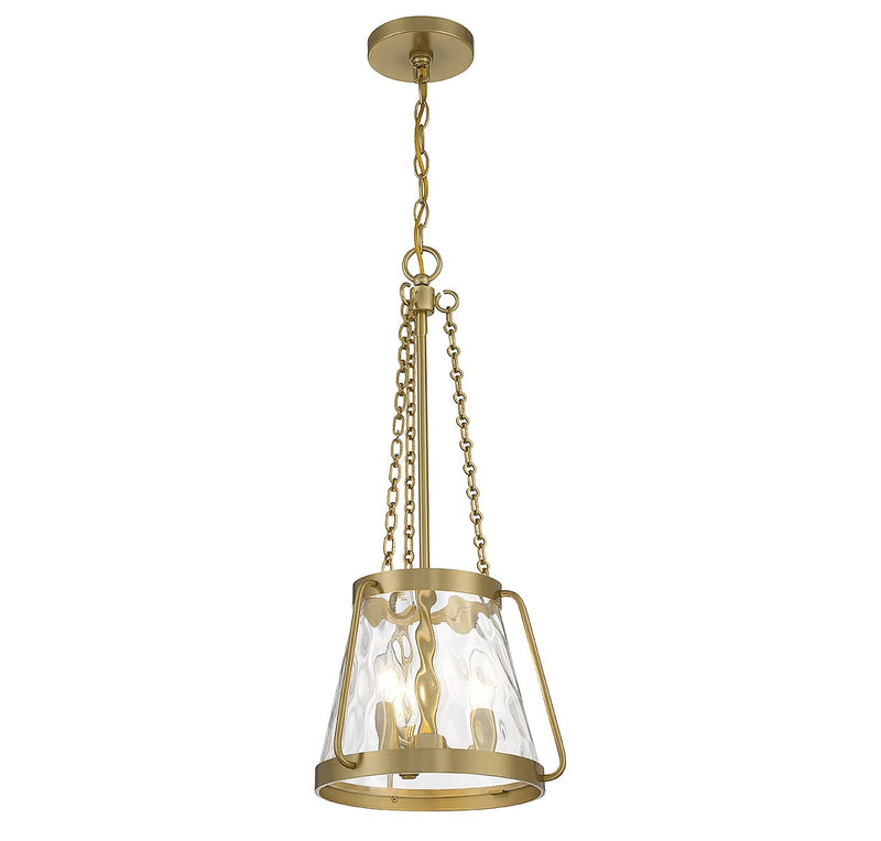 Savoy House 7-1803-3-322 Three Light Pendant, Warm Brass (5)