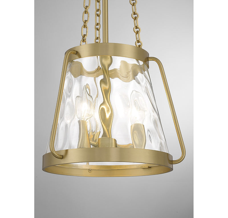 Savoy House 7-1803-3-322 Three Light Pendant, Warm Brass (6)